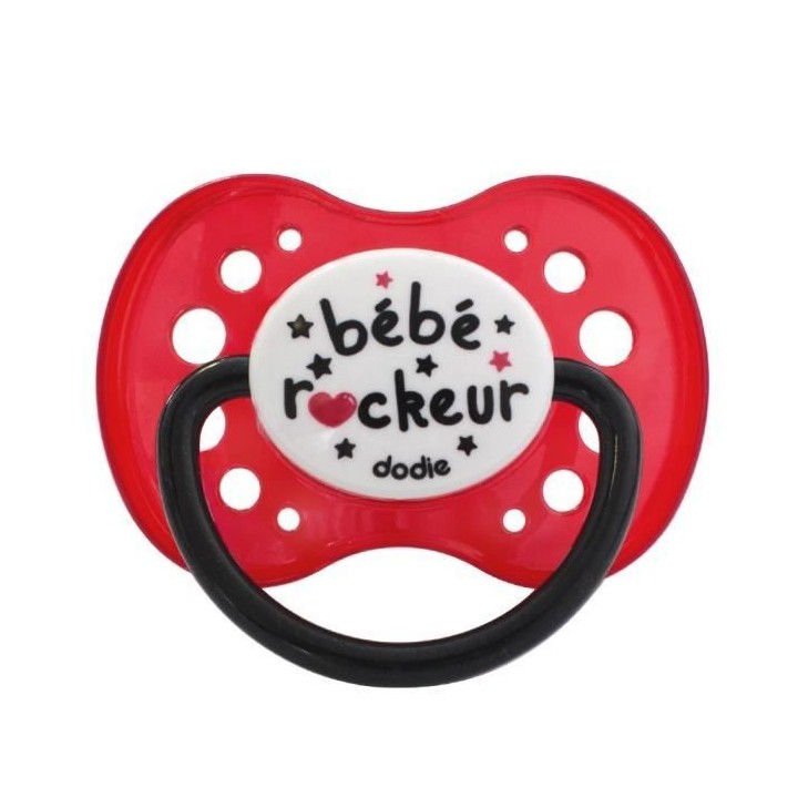 Dodie Sucette Anatomique +18m Rock Lot de 2
