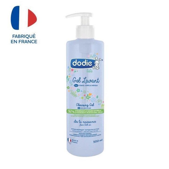 Dodie - Lot de 6 Gels Lavants 3 en 1 - 500ml