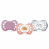 DODIE SUCETTES Lot de 3 Sucettes Anatomiques Jour et Nuit 0-6 Mois