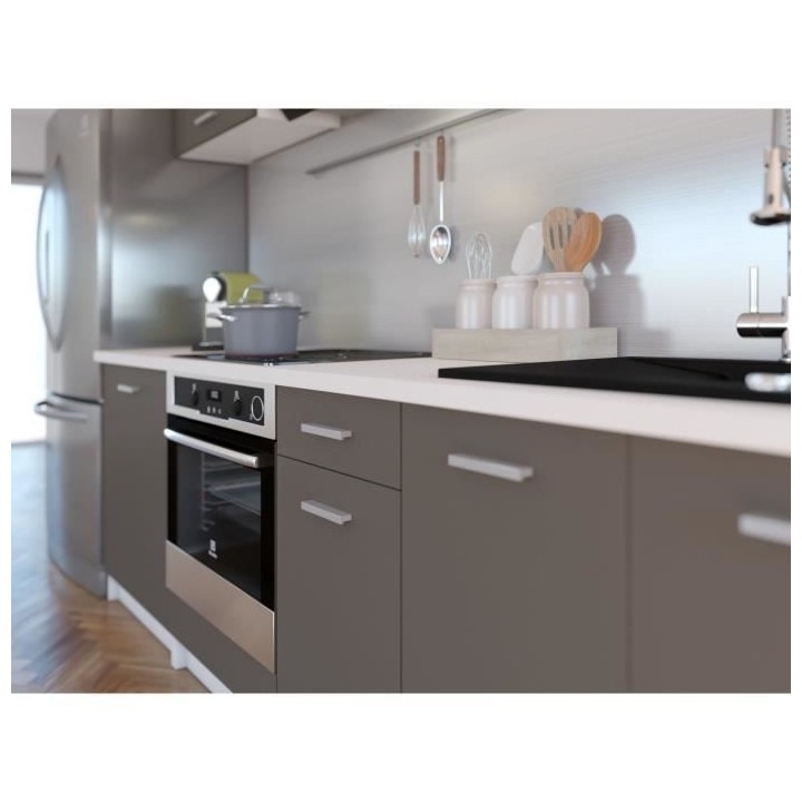 EXTRA Cuisine complete - L 240cm - Taupe mat