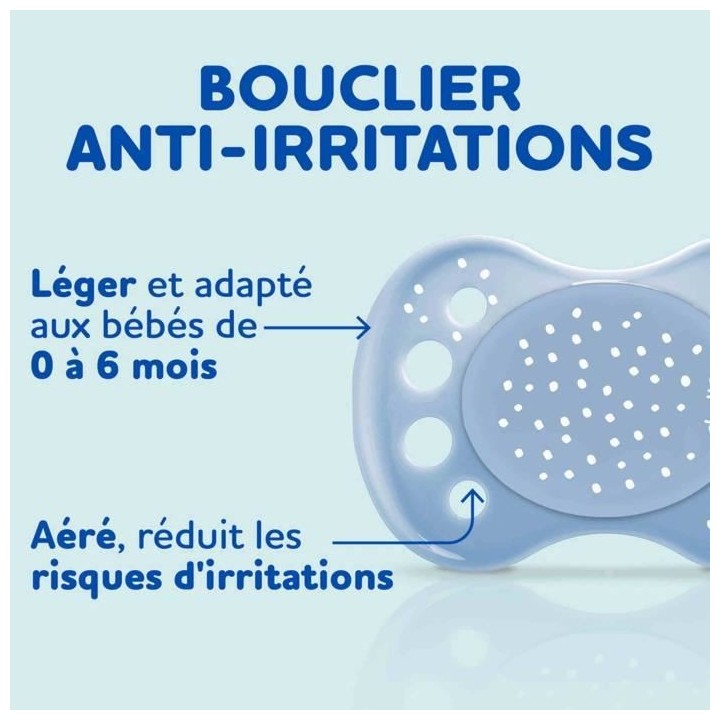 DODIE SUCETTES Lot de 3 Sucettes Anatomiques Jour et Nuit 0-6 mois Au