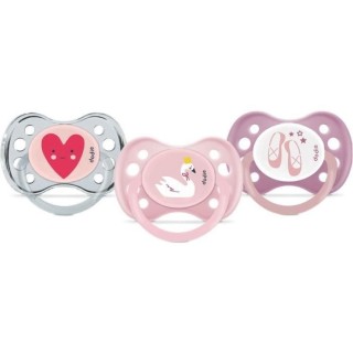 DODIE Lot de 3 Sucettes Anatomiques Jour +6 Mois X3, Sans BPA, Résist