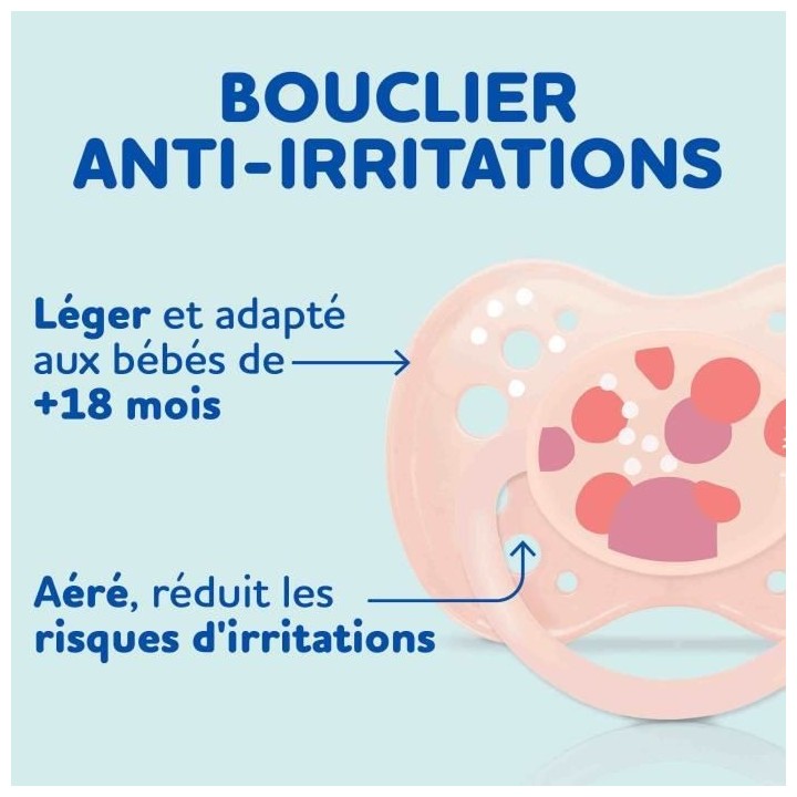 DODIE Lot de 3 Sucettes Anatomiques Jour +18 mois