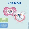 DODIE SUCETTES Lot de 3 Sucettes Anatomiques Minnie - Jour Et Nuit +18 Mois