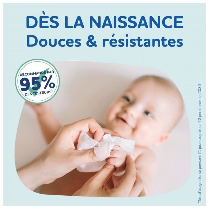 DODIE Lot de 6 Paquets de Lingettes Nettoyantes 3 en 1 (6x70) – Visa