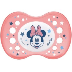 Dodie Sucette Anatomique Silicone +18mois Nuit Minnie Lot de 2