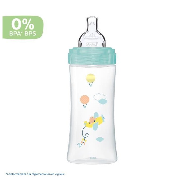 Dodie Biberon Sensation+ Anti-Coliques +6m Ballon 330ml