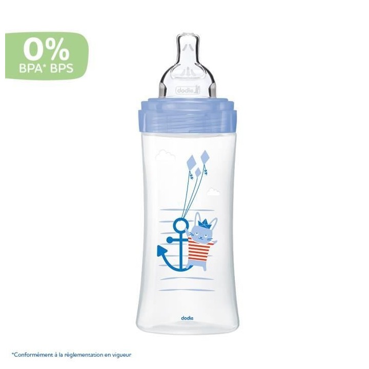Dodie Biberon Sensation+ Anti-Coliques +6m Lapin 330ml