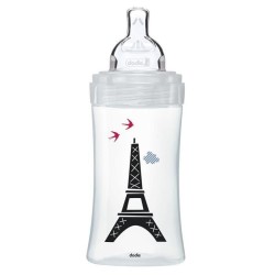 Dodie Biberon Sensation+ Anti-Coliques en Verre +0m Paris 270ml