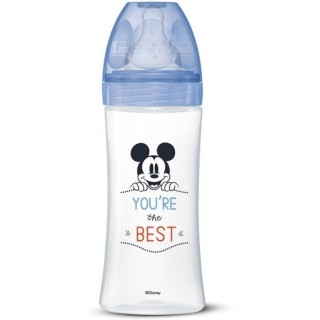 Dodie Biberon Initiation+ Anti-Coliques 3 Vitesses +6m Mickey Bleu 330