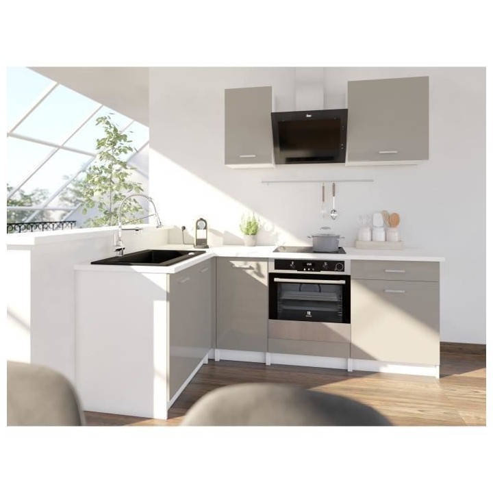 EXTRA - Cuisine compl�ete d'angle L 240cm - Angle réversible -Truff