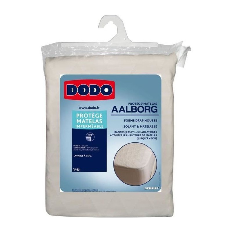 DODO Protege matelas Aalborg - Matelassé et imperméable - 140x190 cm