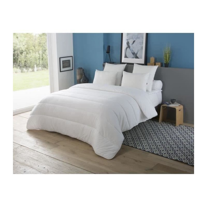 Couette chaude Country - 220 x 240 cm - 400gr/m² - Blanc - DODO