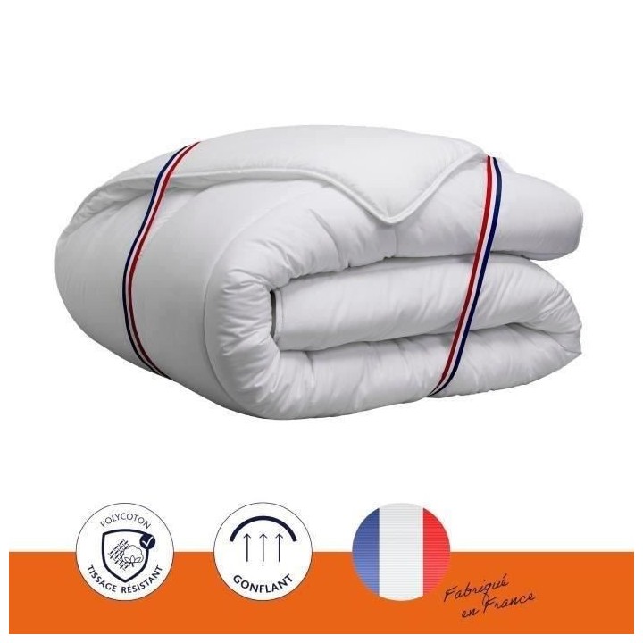 Couette chaude Vancouver - 220 x 240 cm - 400gr/m² - Blanc - DODO