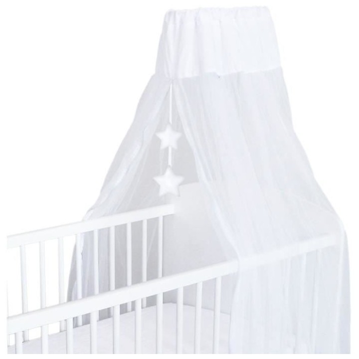 DOMIVA Ciel de lit Little Bear - Mousseline 100% Polyester - Blanc - 1
