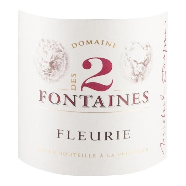 Domaine des Deux Fontaines 2018 Fleurie - Vin rouge de Beaujolais
