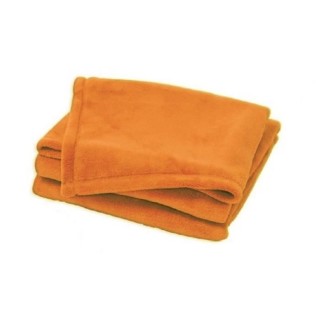 DOMIVA Couverture Microlon - Microfibre 100% Polyester - Abricot - 75