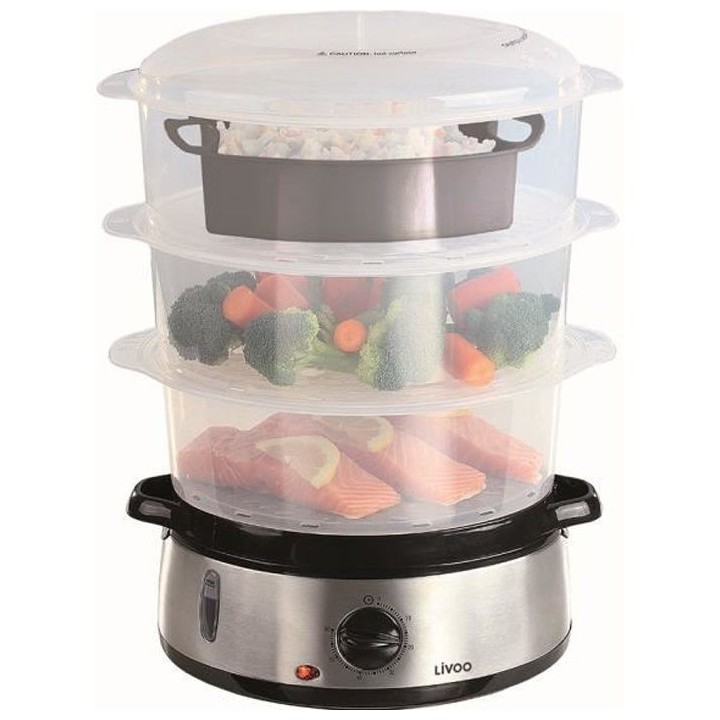LIVOO DOC141 Cuiseur vapeur - Inox