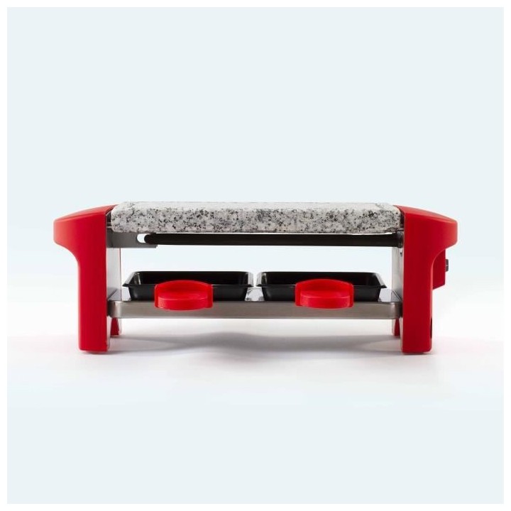 LIVOO DOC156 Appareil a raclette 2 personnes – Rouge