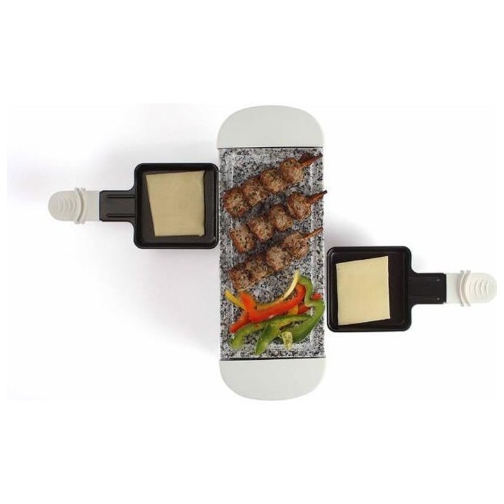 LIVOO DOC156W Appareil a raclette 2 personnes - Blanc