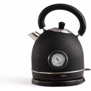 LIVOO DOD157N Bouilloire rétro avec thermometre - Noir