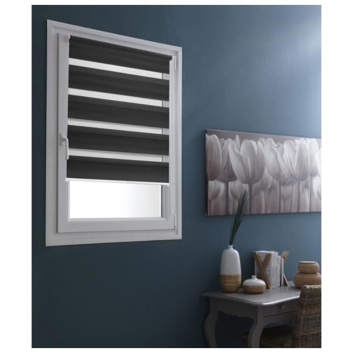 MADECOSTOREStore Enrouleur Jour Nuit Sans Perçage Chaînette Coordonn