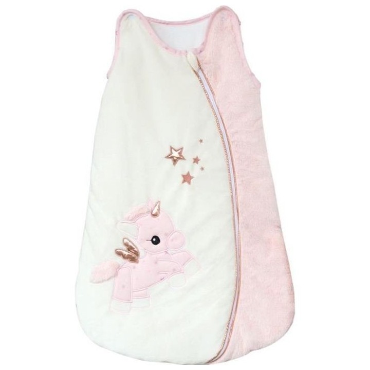 DOMIVA Gigoteuse Jolly - Coton/Polyester - 0-6 mois - Blanc/Rose - 70