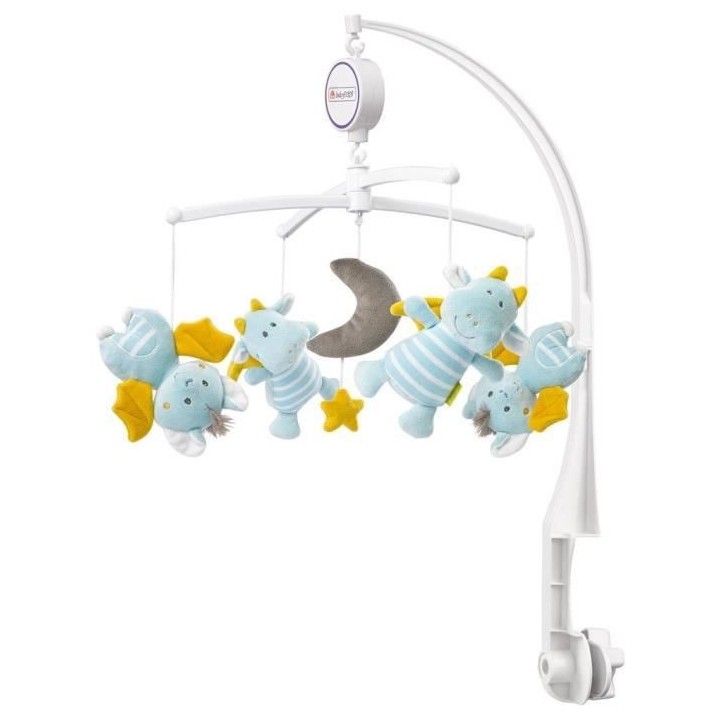 DOMIVA Mobile musical Little Castle - Arche PVC - Peluches amovibles -