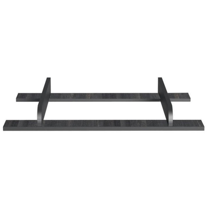 DOMIVA Chambre Duo Senja - Bois massif et panneau de particules - Lit