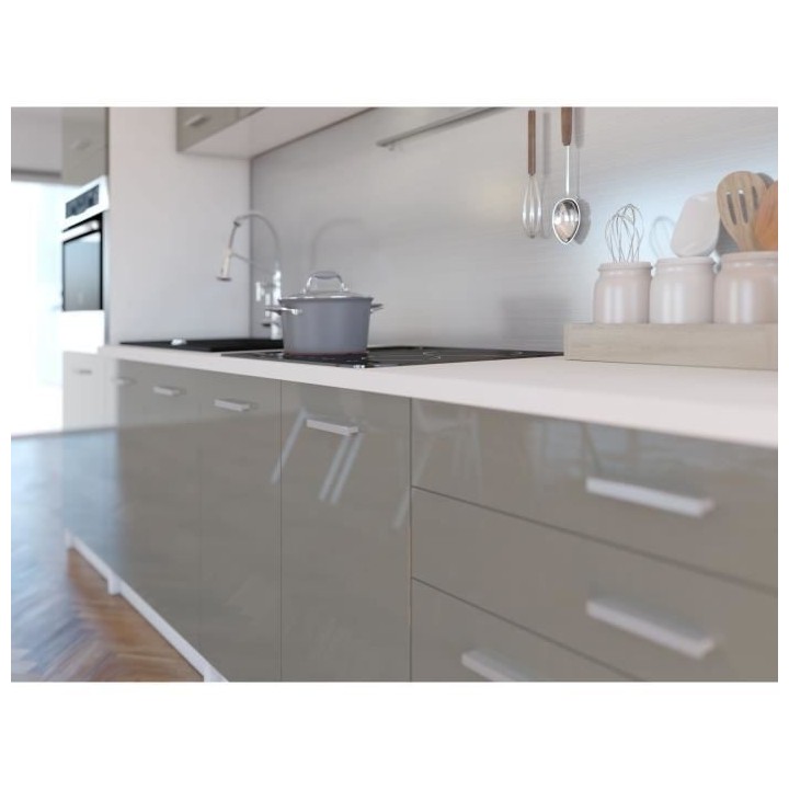 EXTRA - Cuisine comple�te colonne L 300cm - Truffe Laqué