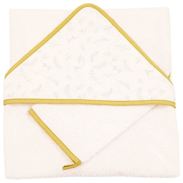 DOMIVA Coffret sortie de bain Leafy Bunny - Eponge 100% Coton - Avec g