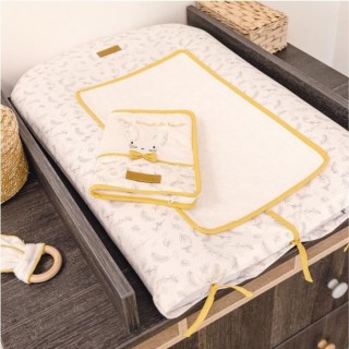 DOMIVA Protege carnet de santé Leafy Bunny - Coton bio & Polyester re