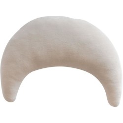 DOMIVA Coussin grossesse Moon - Jersey - + mini coussin - Blanc/Beige - 145 cm