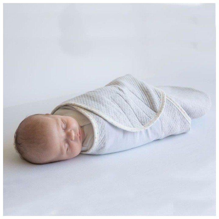 DOMIVA Couverture Calin - Microfibre 100% Polyester - Gris