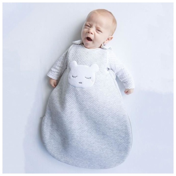 DOMIVA Gigoteuse Calin - Coton/Polyester - Naissance - Gris - 55 cm