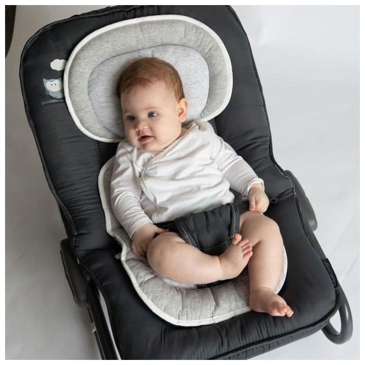 DOMIVA Cale bébé Body Pad 3D - Coton et Polyester - Harnais 3 ou 5 p