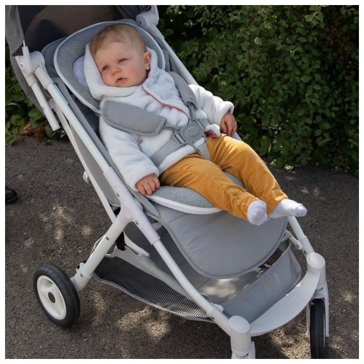 DOMIVA Cale bébé Body Pad 3D - Coton et Polyester - Harnais 3 ou 5 p