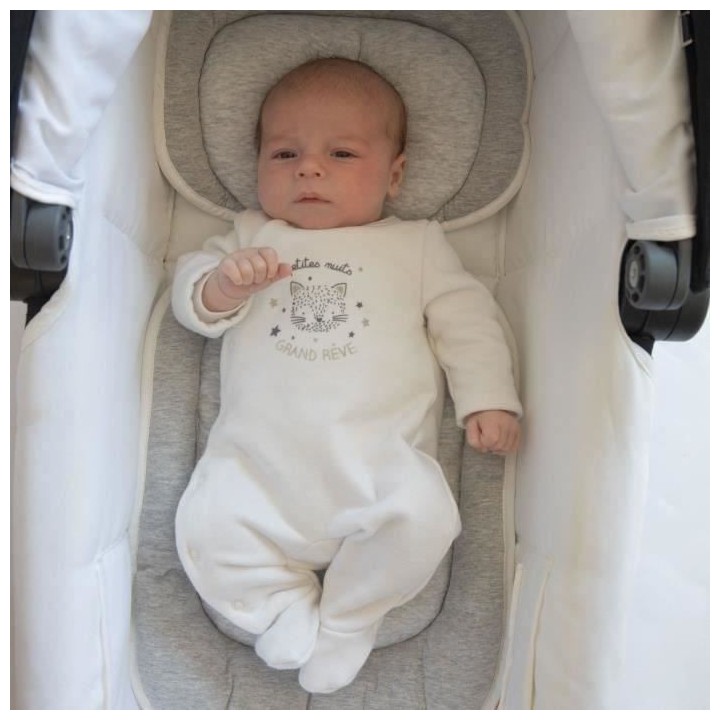 DOMIVA Cale bébé Body Pad 3D - Coton et Polyester - Harnais 3 ou 5 p