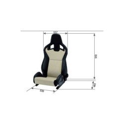 Siège Recaro RC411002132 Noir Co-pilote