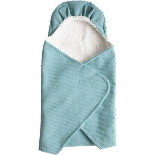 DOMIVA Couverture Nomade Fluffy - Coton/Polyester - Fermeture réglabl