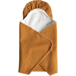 DOMIVA Couverture Nomade Fluffy - Coton/Polyester - Fermeture réglabl