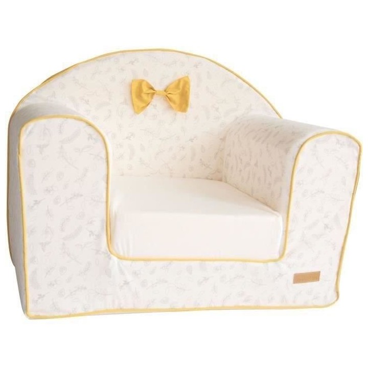 DOMIVA Fauteuil Club Leafy Bunny - Coton bio - Convertible et déhouss