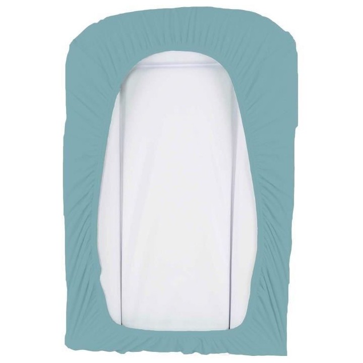 DOMIVA Lot 2 Housses matelas a langer - Eponge polycoton - oeko-Tex -