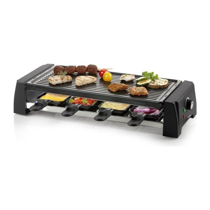 DOMO DO9189G Appareil a raclette 8 personnes - Noir