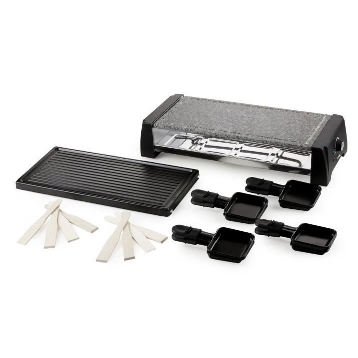 DOMO DO9189G Appareil a raclette 8 personnes - Noir