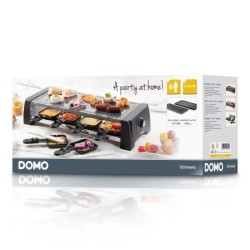 DOMO DO9189G Appareil a raclette 8 personnes - Noir