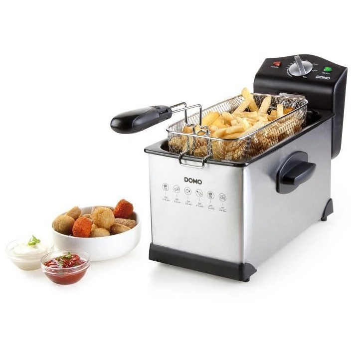 DO514FR Friteuse Inox Pro 3L 2000W