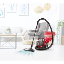 DOMO DO7292S - Aspirateur traineau sans sac - 2L - Puissance d'aspiration réglable - 74dB - Filtre HEPA H12 - Tube inox 90cm