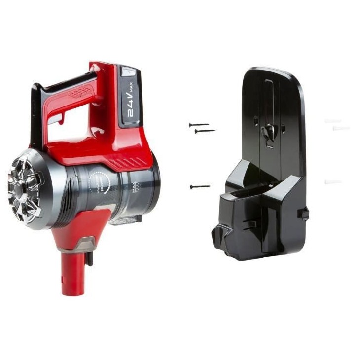 DOMO DO226SV- Aspirateur balai sans fil 2-en-1 - 24V - Systeme cycloni