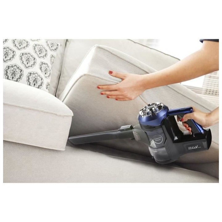 DOMO DO227SV- Aspirateur balai sans fil 2-en-1 - 24V - Systeme cycloni